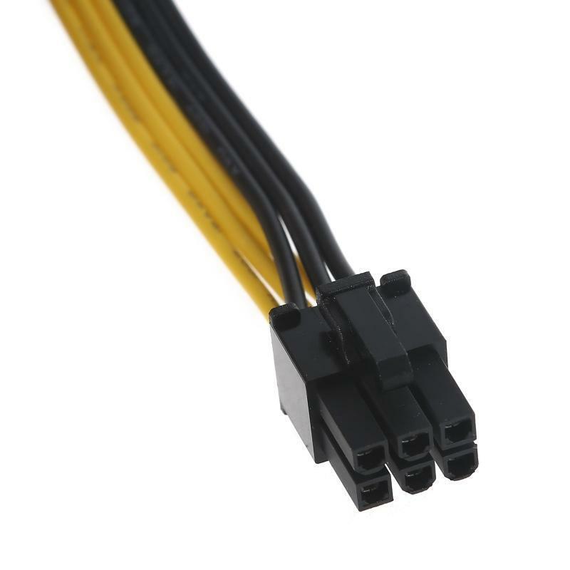 50cm/19.69 in 8 Pin to 6 Pin Male PCI E Graphics Card Power Supply Adapter Cable