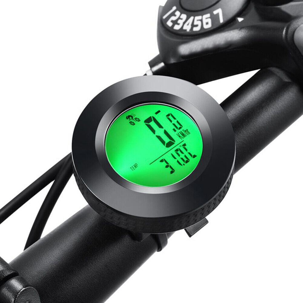 Bike Speedometer w/ Switchable Backlight Waterproof Road Bicycle Computer