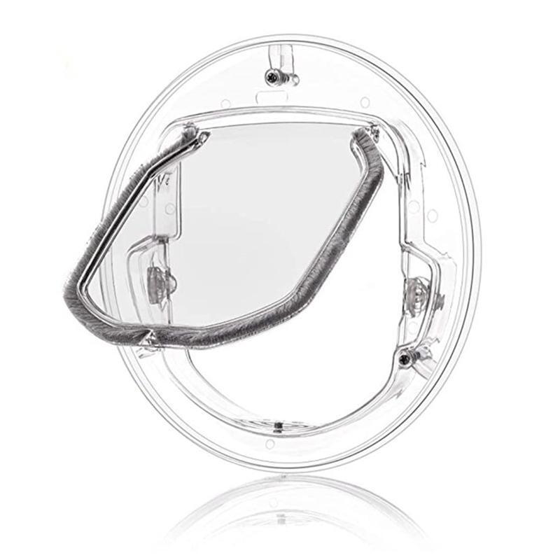 Transparent Pet Door for Dogs and Cats Silent Action and Dust-proof Design Gift