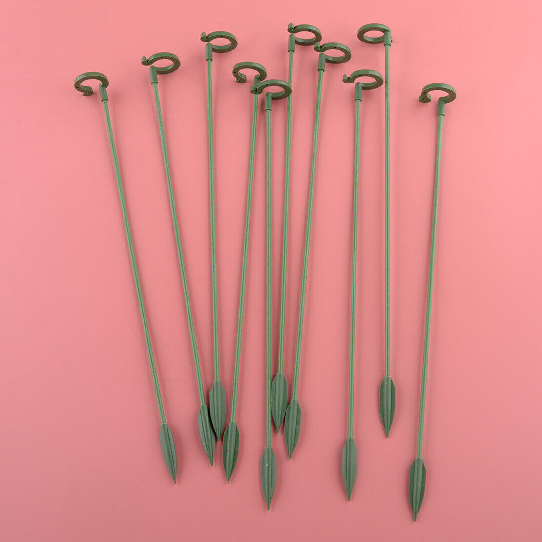 10pcs 27CM Plant Stem Support Stakes Trellis Gardening Climbing Cage Stand