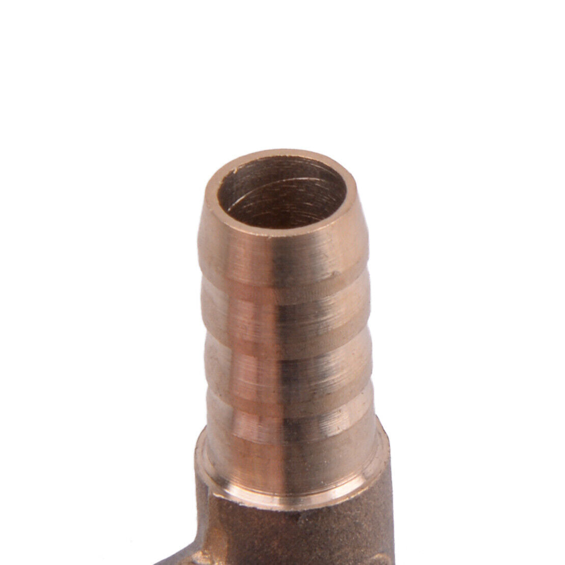 10x 1/8" NPT Brass Barb Fitting Male Elbow 90 Degree 5/16" Hose ID