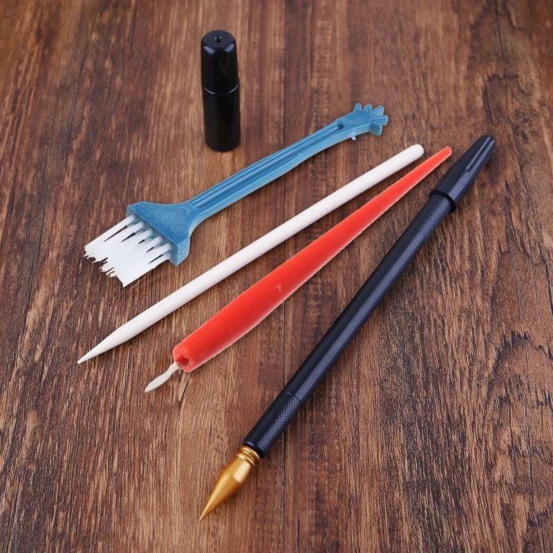 5Pcs Painting Drawing Scratch Arts Set Stick Scraper Pen Tools Creative DIY New