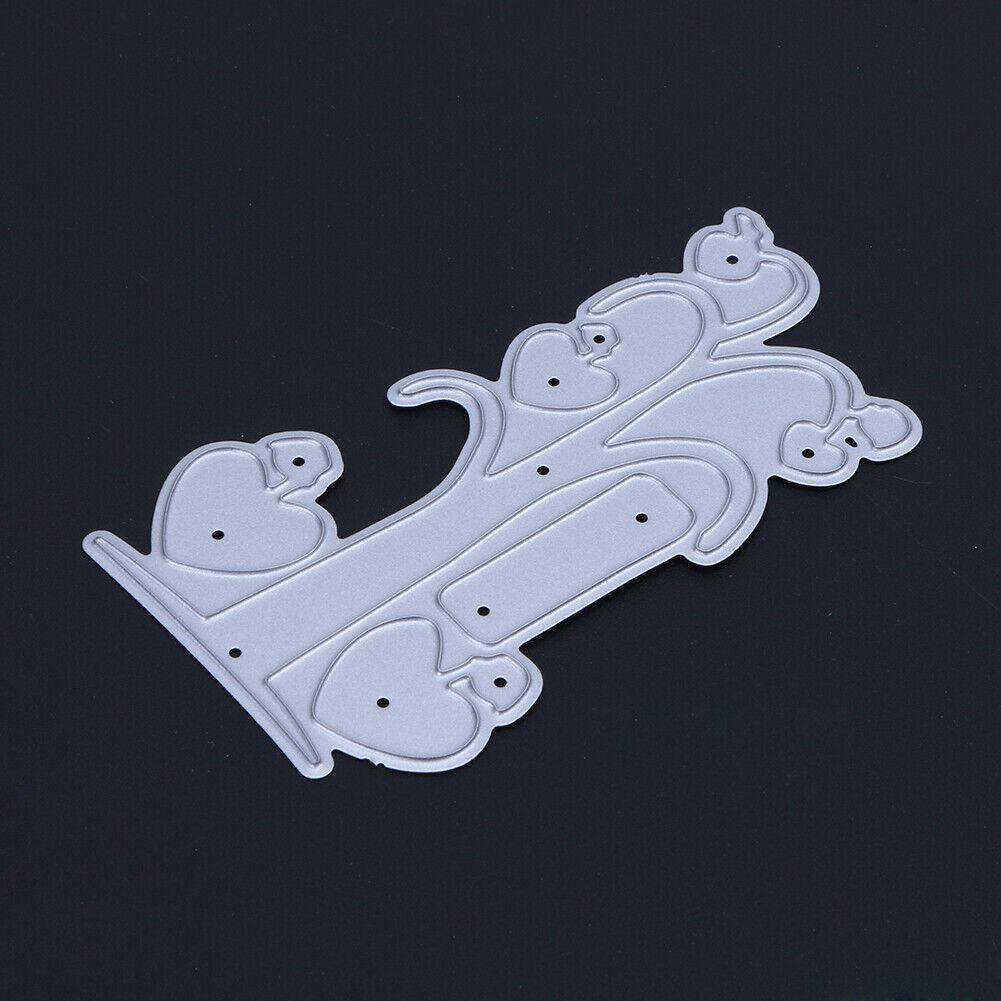 Love Heart Tree DIY Metal Stencil Scrapbook Craft Embroidery Cutting Die-14