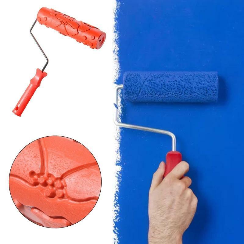 Decorative Rubber Roller DIY Patterned Paint Roller Decorative Art Roller