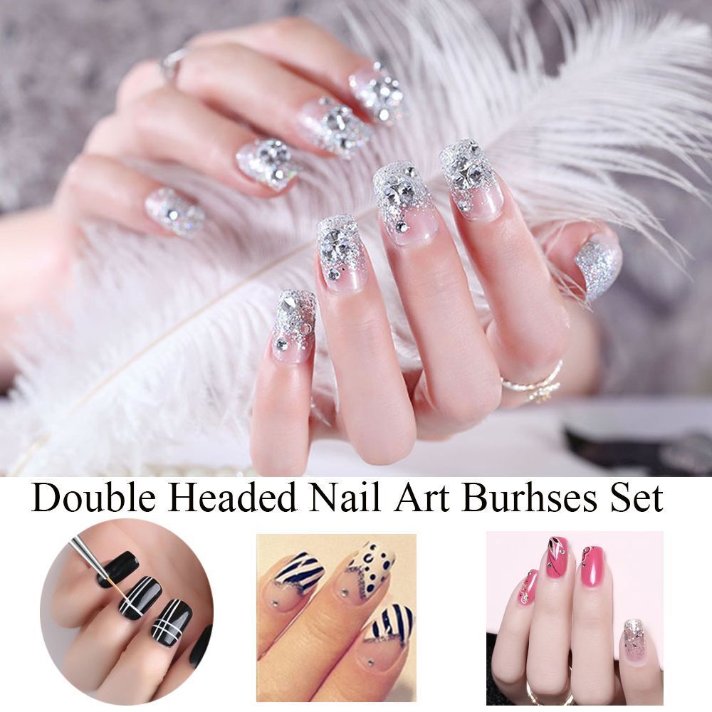 Nail Liner Pen Nail Dotting Pen Multifunctional Nail Brush Nail Art Brushes