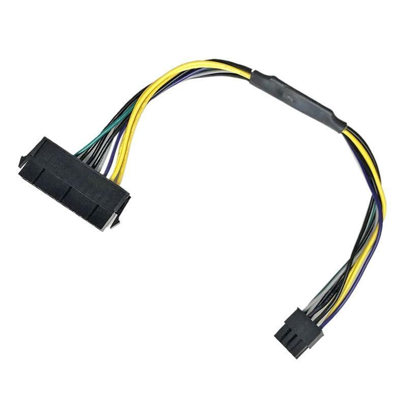 ATX PSU Power Supply Adapter Cable for Motherboards, 10.6" 24-Pin to 8-Pin 18AWG