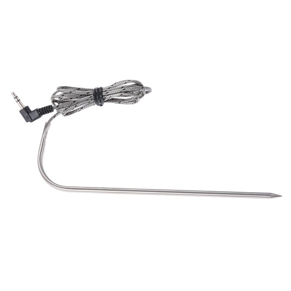 BBQ Meat Temperature Probe Sensor 3.5mm Adapter For Traeger Wood Pellet Grills