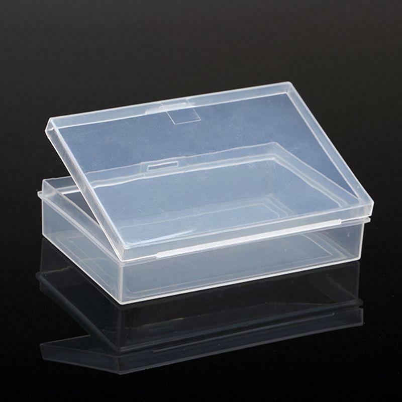 2pcs Transparent Plastic Box Playing Cards Container Poker Card Storage Case