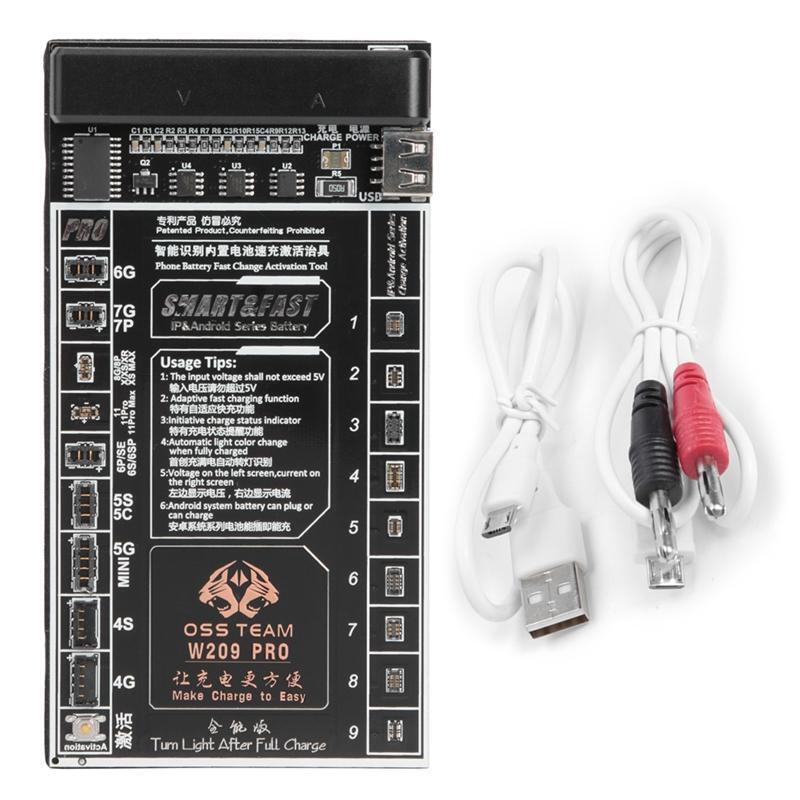 Automatic Identification Phone Battery Tester W209PROIP Activation Circuit Board
