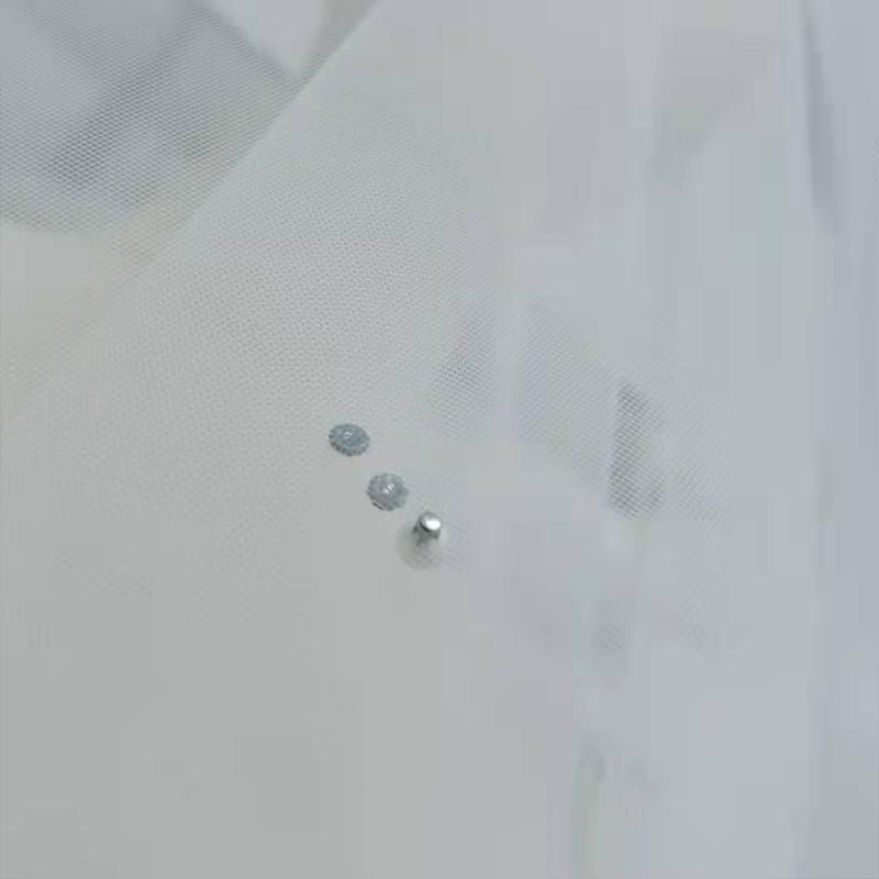 Wedding Veil Rhinestones Embellished Short Bachelorette Party Sheer Veils