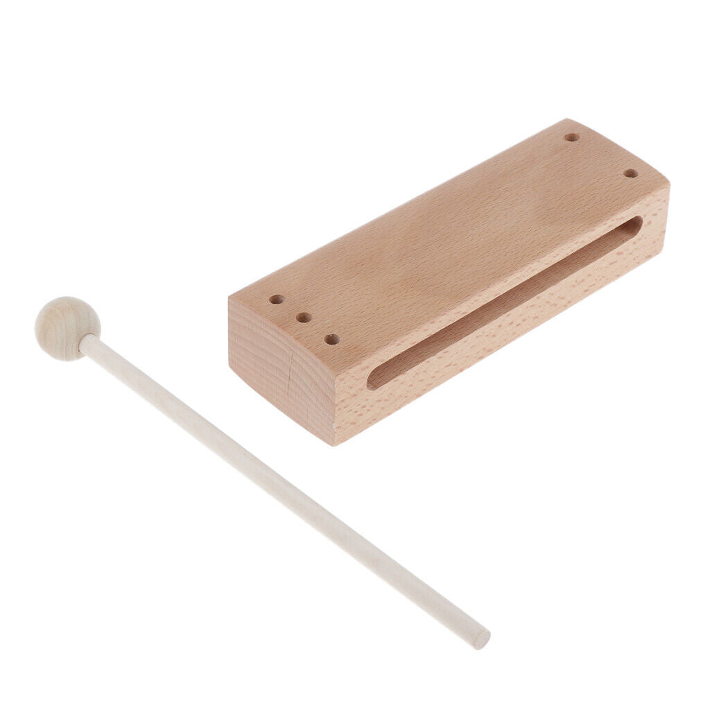 Wooden Percussion Block  Early Educational Percussion Instrument