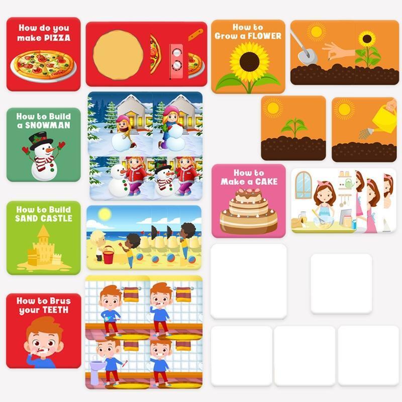 Story Sequencing Pocket Chart Card Set Hanging Sequencing Pocket Chart Set