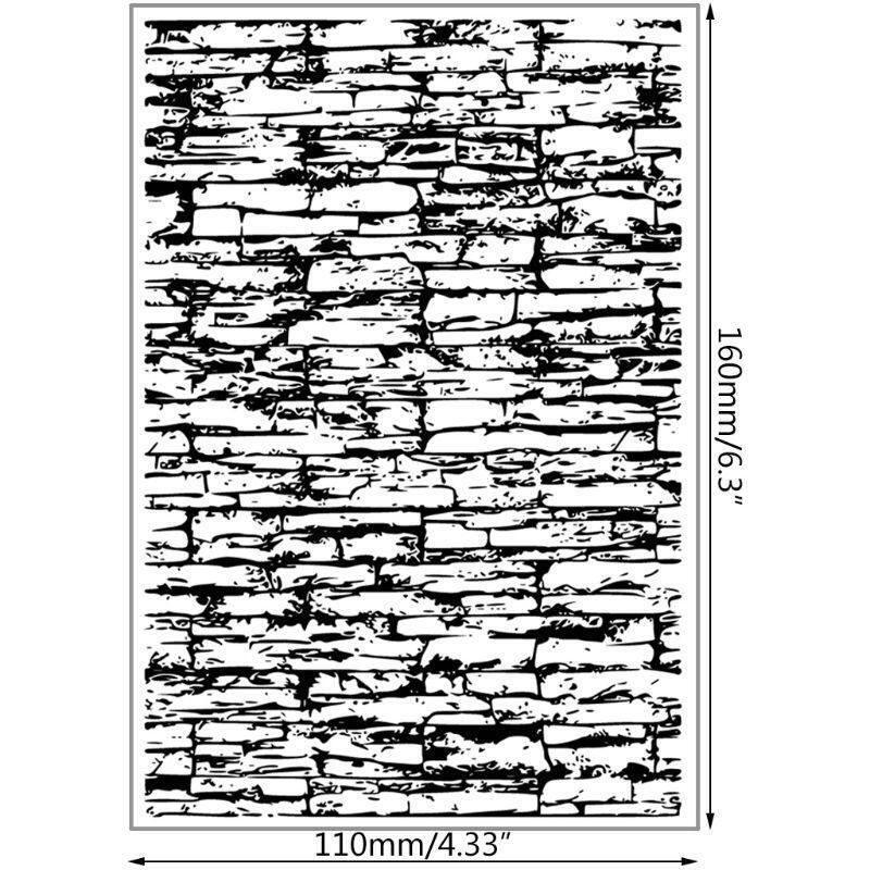 Tiles Background DIY Silicone Clear Stamp Seal Scrapbook Embossing Album Decor