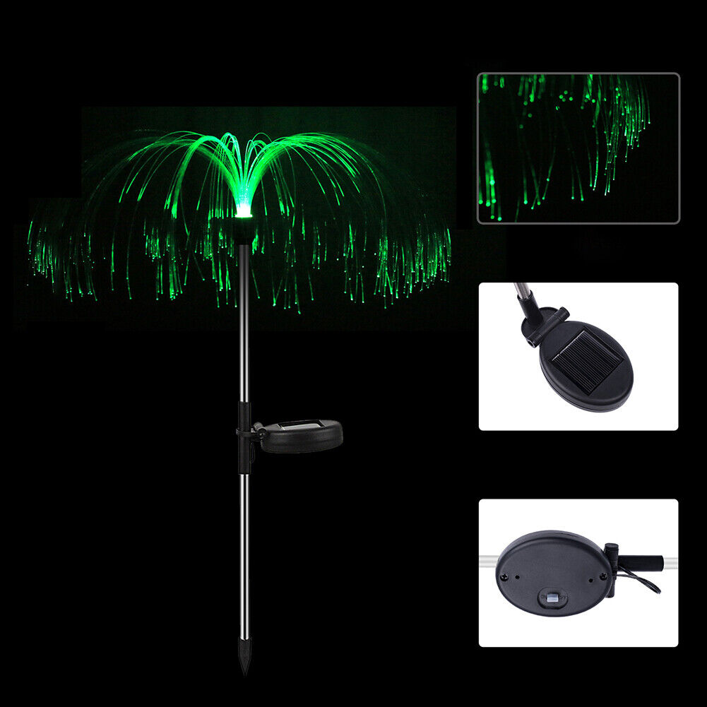 Solar Jellyfish Lights RGB Color Changing Waterproof Outdoor Ground Lamp
