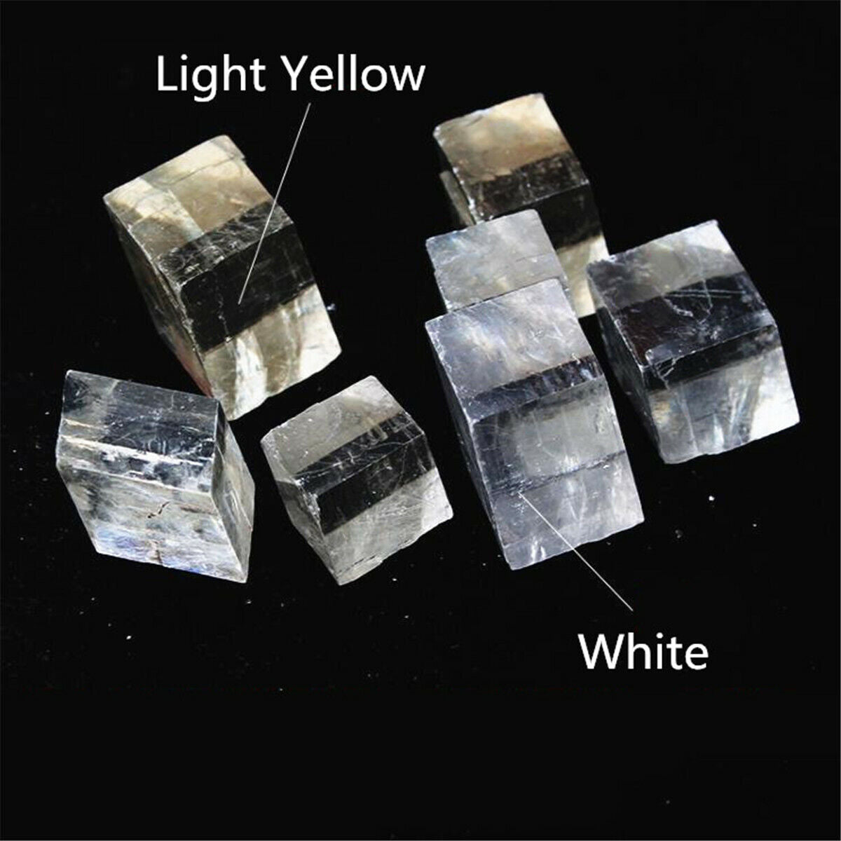 Natural Calcite Clear Crystal Ore Mineral Specimens Stone Optical Research