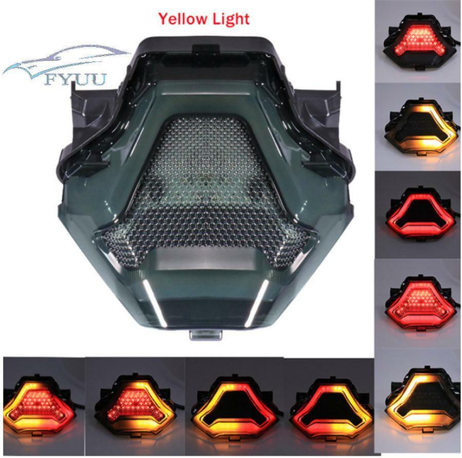 Brake Tail Light w/LED Flowing Turn Signal For Yamaha YZF R3 R25 Y15ZR MT07 FZ07