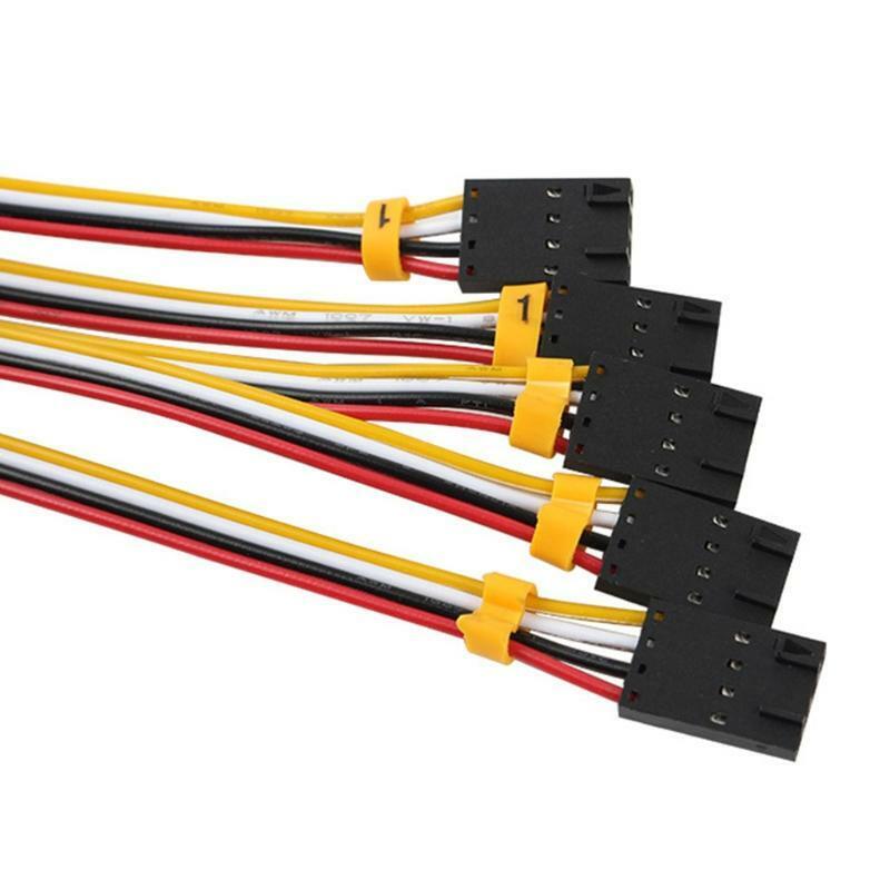 5pcs 1m NAMA17 42 Stepper Motor Cables Mini-Rambo Einsy for Prusa I3 MK2 MK2S