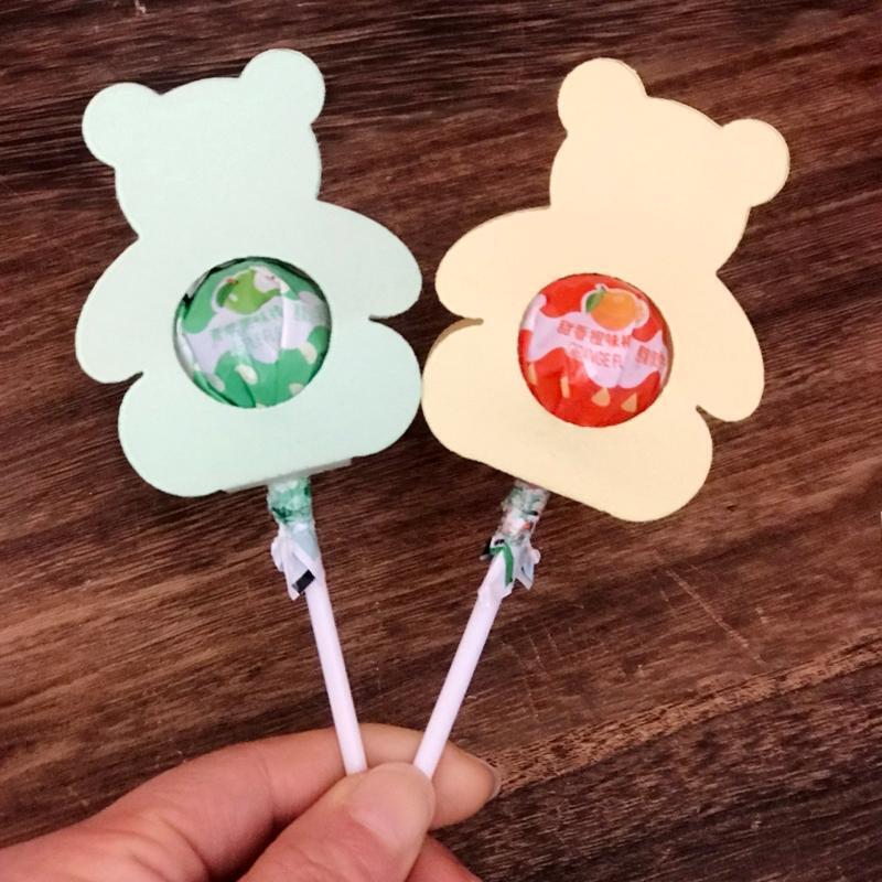Bear Lollipop Chocolate Holder Cutting Dies DIY Crafts for Family Party Diary