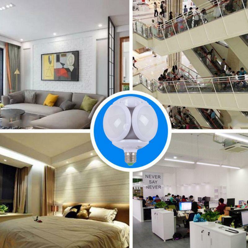 40W Foldable Football Shaped LED Bulb Warm White Color Spotlight LED Light Lamp