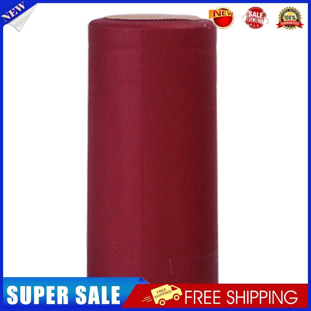 50pcs Pro Wine Bottle Heat Shrink Capsules Caps Bottle Shrink Film (Red)