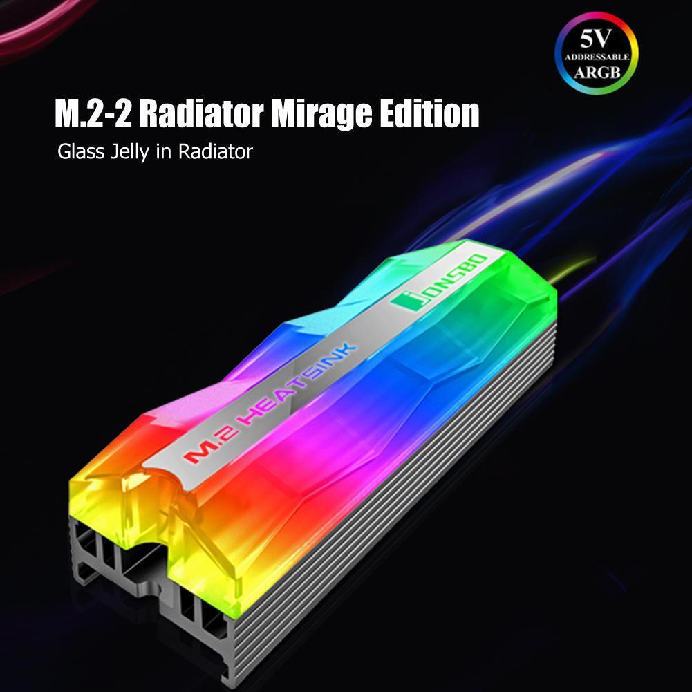 Jonsbo M.2-2 Color Light M.2 SSD Heatsink 5V 3Pin Solid State Drive Cooler