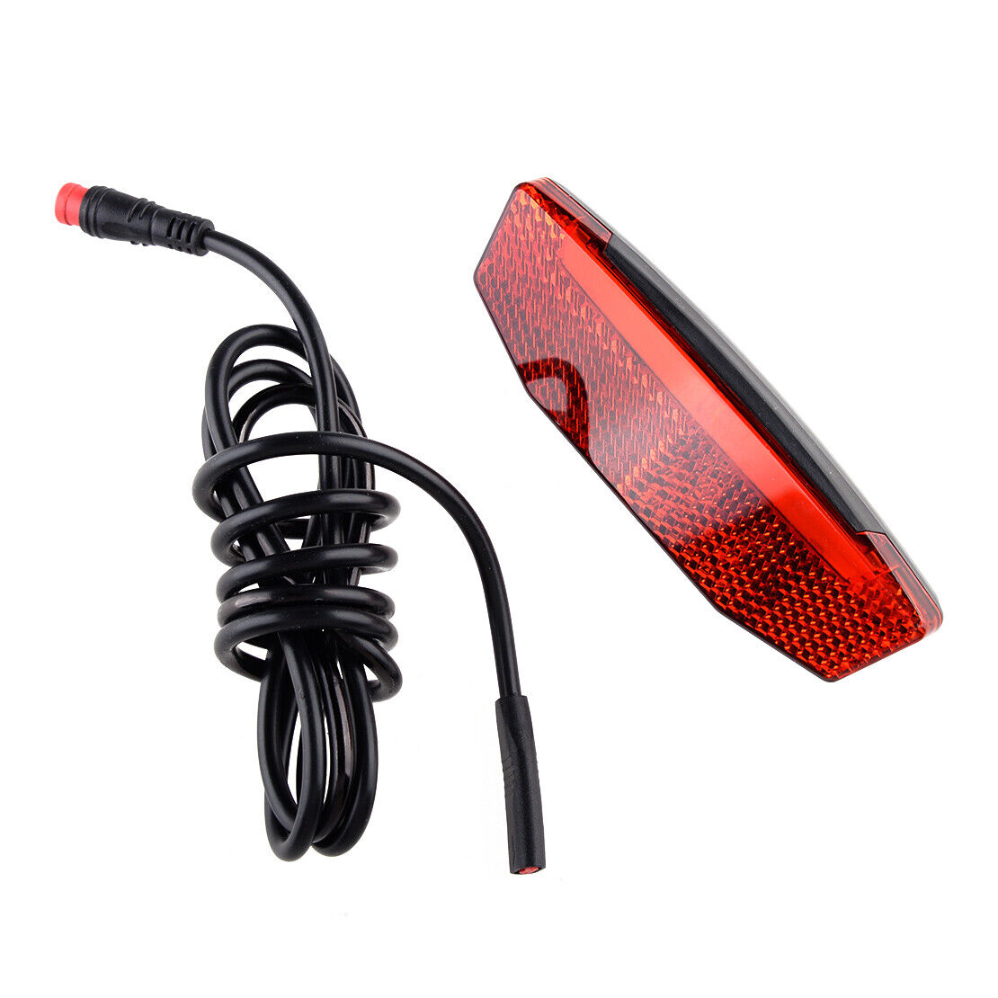 Waterproof Rear Light Tail Light LED Safety Warning Lamp For 24V/36V/48V E-bikes