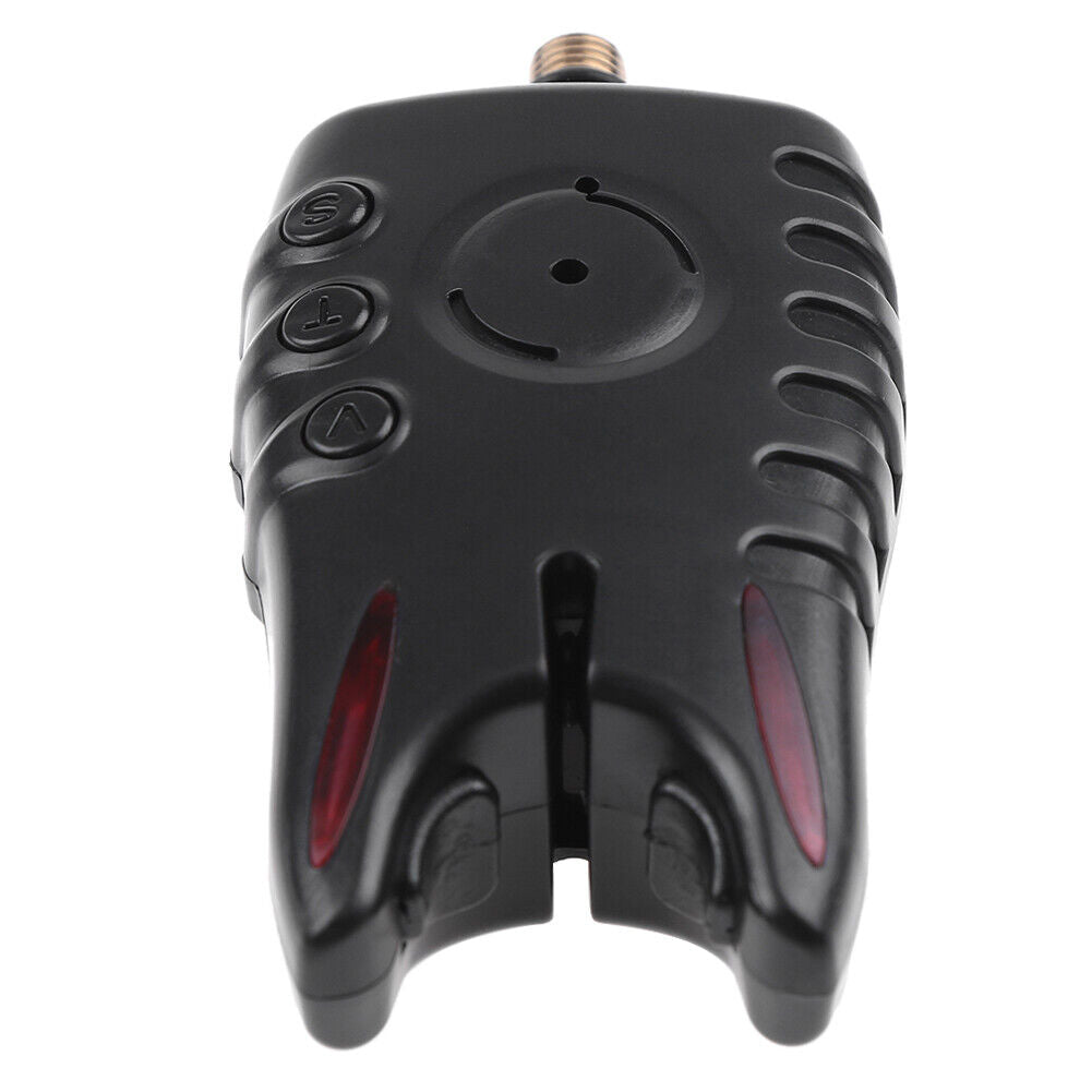 LED Fishing Bite Alarm Adjustable Tone Volume Carp Fishing Tackle (Red)