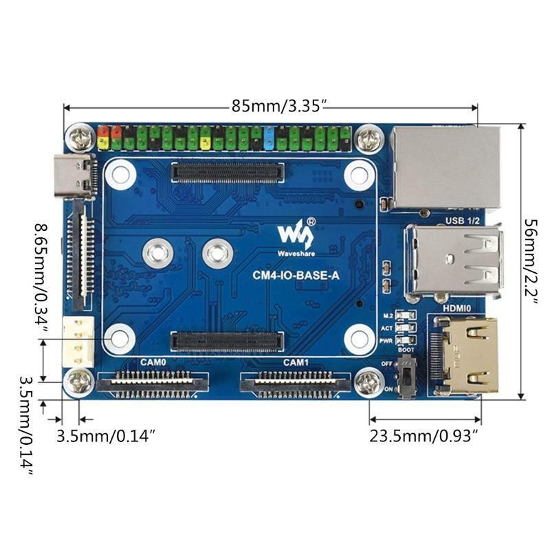 Small Body for Evaluating Raspberry Pi CM4 Or Being Integrated Into End Products