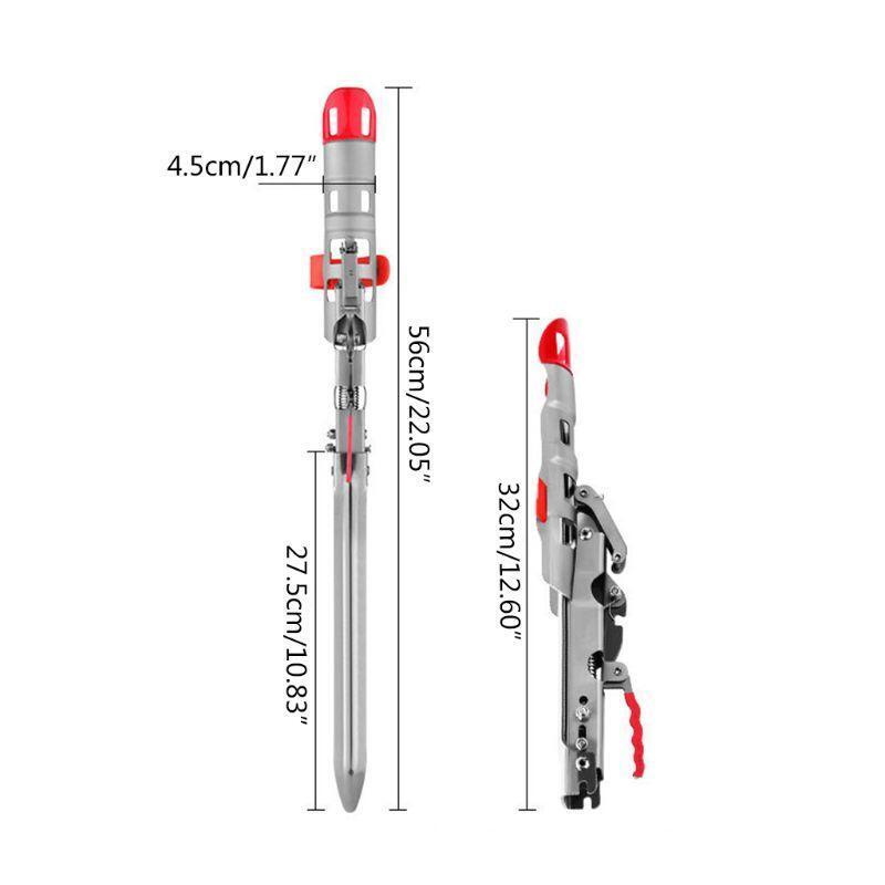 Stainless Steel Rod Stand - Rod Holder for Bank Fishing Automatic Spring Fishing