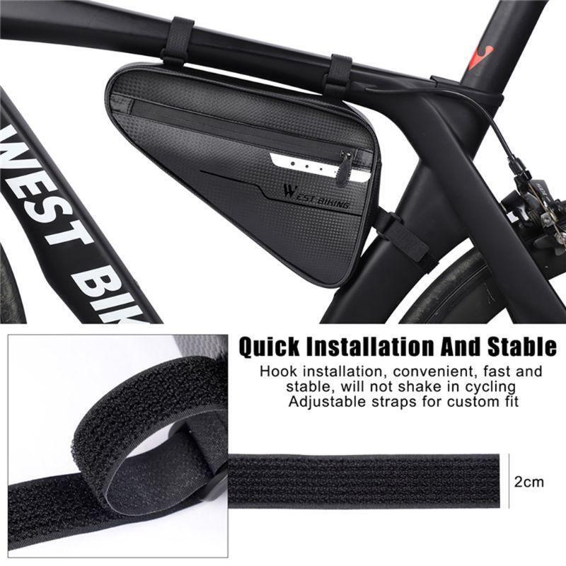 Waterproof Cycling Bag MTB Road Bike Frame Bags Front Tube Triangle Pouch
