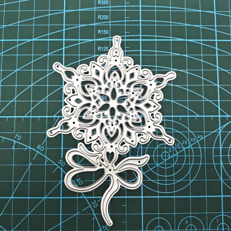 Mandala Flower Metal Cutting Dies Stencil Scrapbooking DIY Album Stamp Paper Car