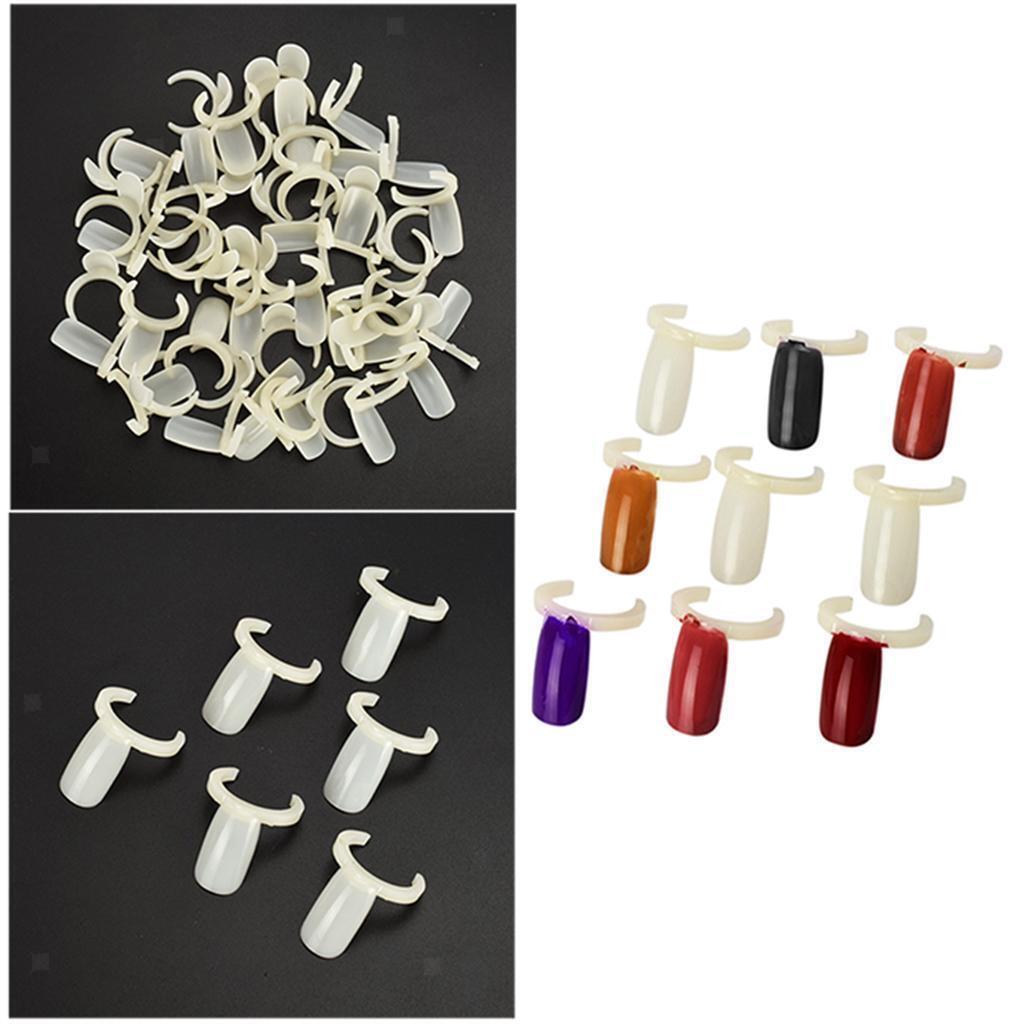 200Pcs Nail Art Color Pops Display Card Ring Polish UV Gel Tip Showing Tool