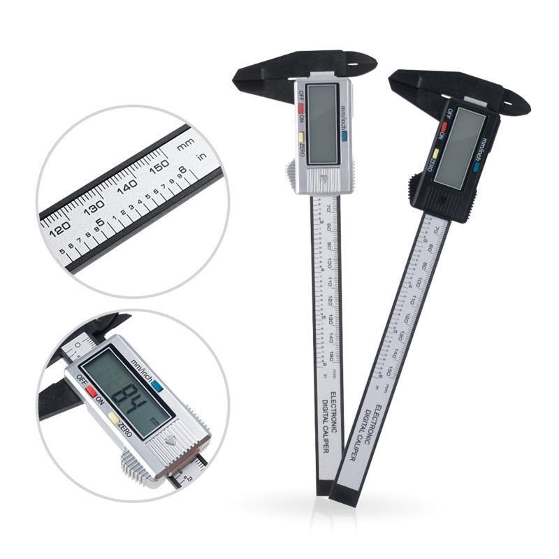Digital Electronic Vernier Caliper 150mm Tattoo Eyebrow Ruler Measuring Tool