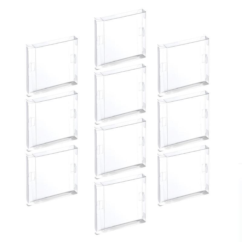 10PCS/lot for GB GBA GBC Box Clear Plastic Box Protectors Sleeve Video Game Boxe