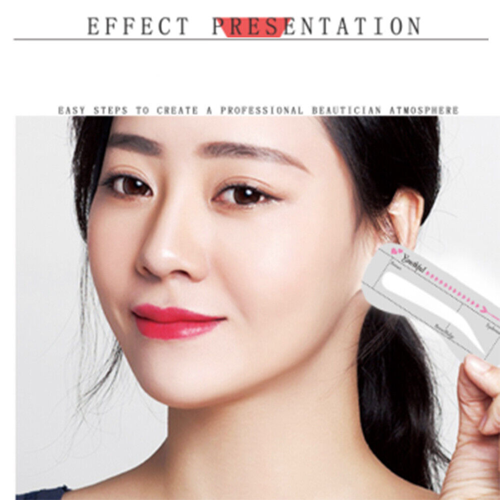 Eyebrow Stencil Grooming Shaper Durable Template Makeup Tools for Women