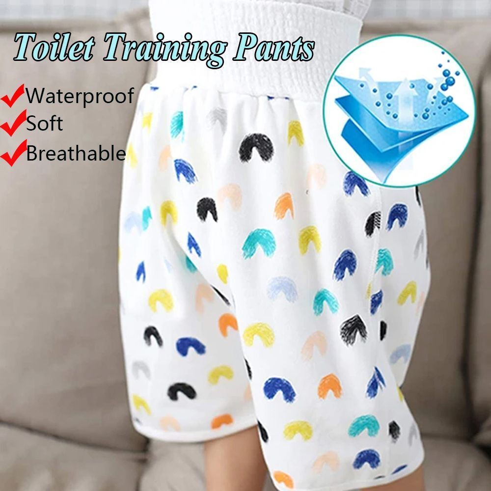 Diaper Skirt Shorts Toilet Training Pants Anti Bed-wetting Cotton Bamboo Fiber
