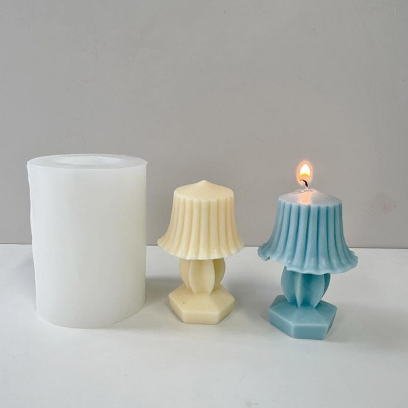 Desk Lamp Silicone Candle Mold Silicone Crafts Candle Making Supplies Gift