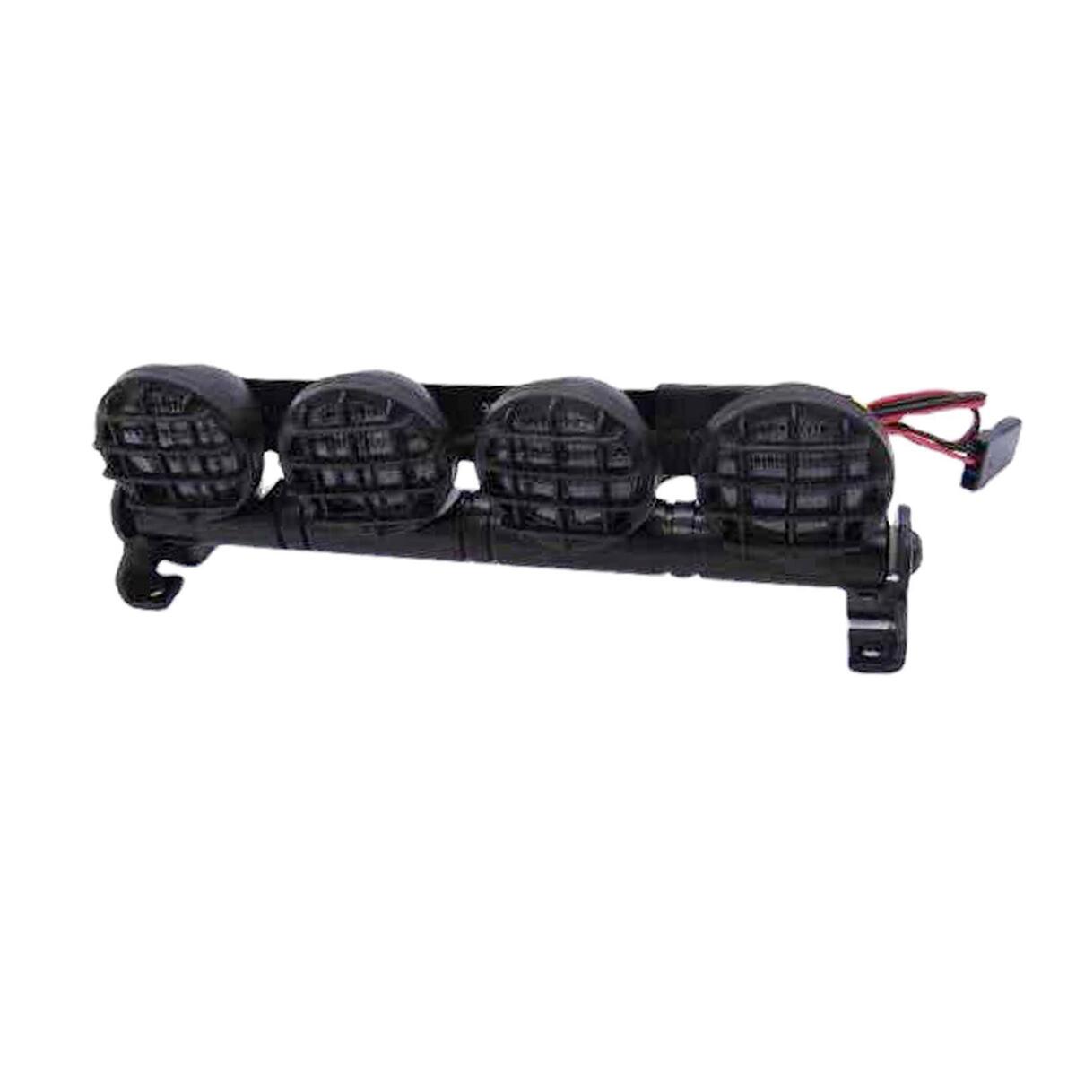 4 LEDs Light Bar Roof Lights Lamp, Metal for D90 D91 D99S RC Car 1:10 1:12