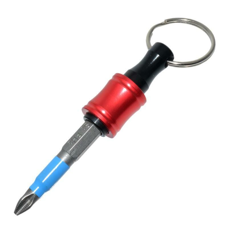 10 Pieces Hex Shank Keychain Extension Bar Screwdriver Bits Adapter 1/4 Inch