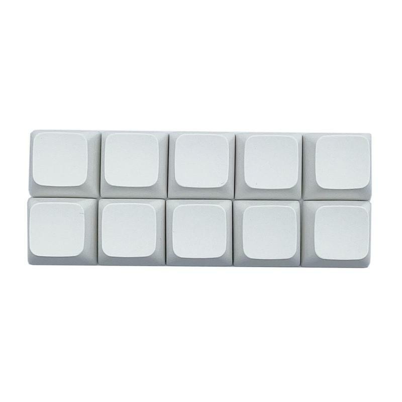 10 Pieces XDA Profile 1U Dye Sublimation PBT Keycap for Mechanical Keyboard
