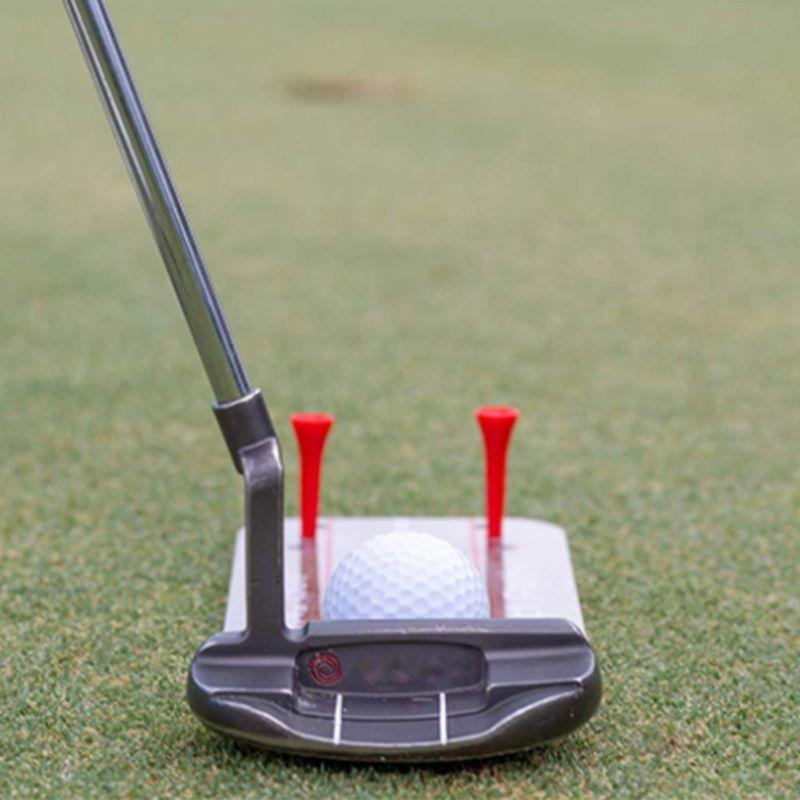 Golf Putting Training Aid Practice Putting Alignment Tool Mirror Protable Easy