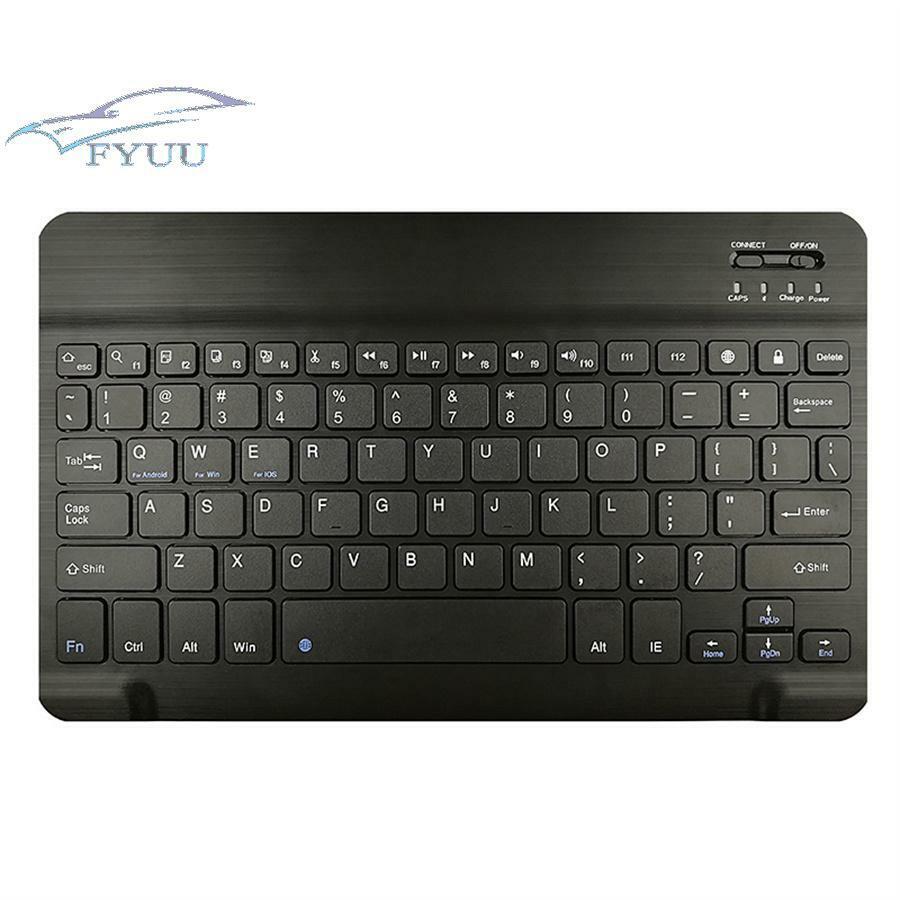 Black 10 inch Bluetooth Keyboard For Mobile Phone Tablet Laptop Control Keyboard