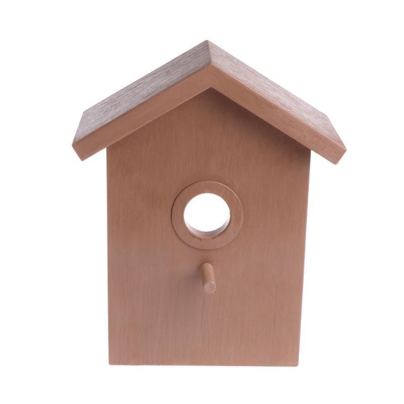 Bird House Swallow DIY Nest Home Decoration Outdoor Breeding Cockatiels Box Roof