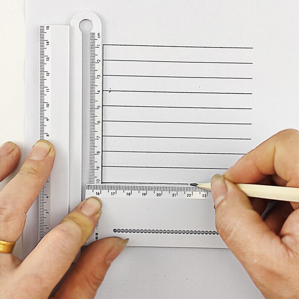 Multifunctional Folding Geometric Drawing Ruler Line Circular Drafting Tool