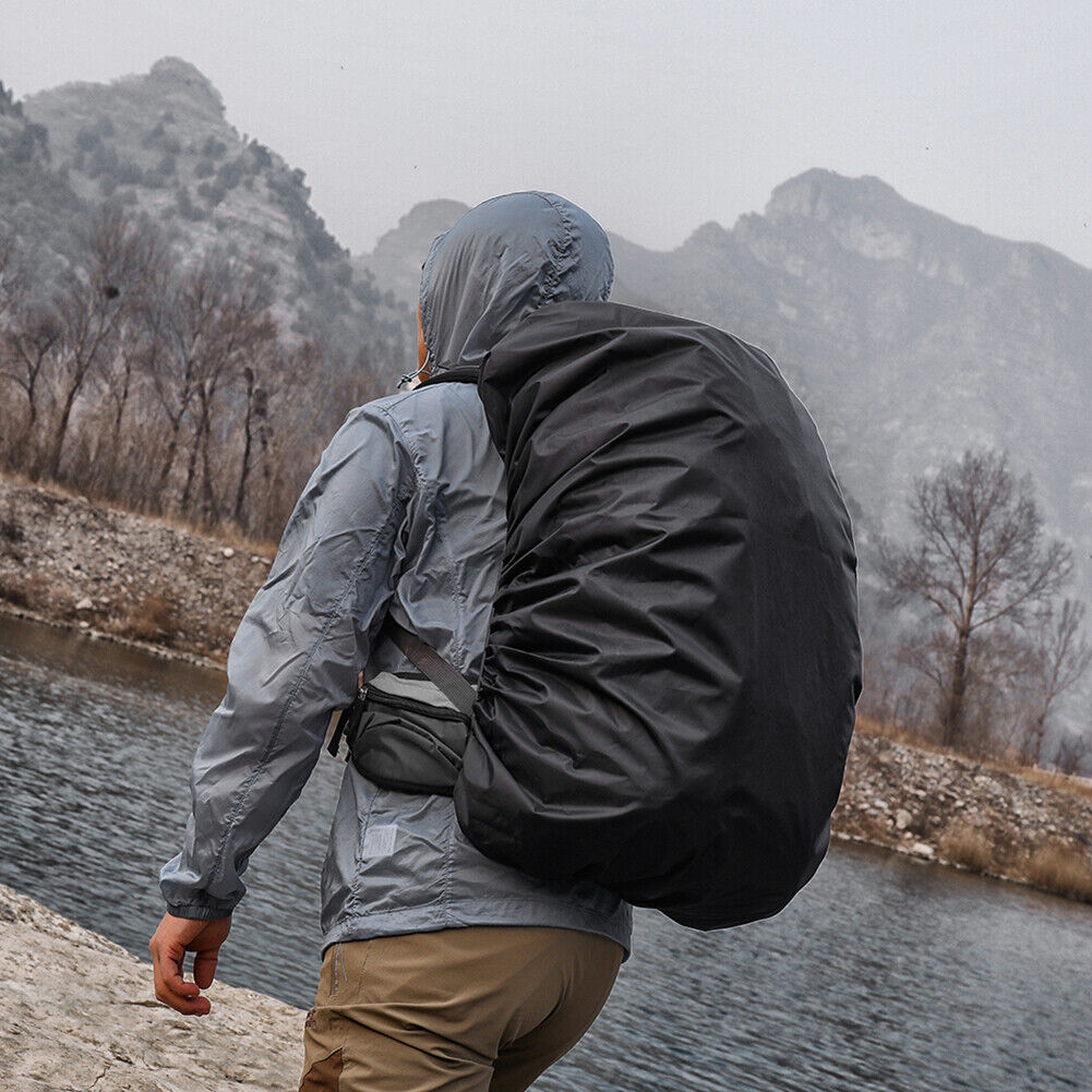 30-75L Waterproof Backpack Rain Cover Outdoor Climbing Bag Raincover (XXL)