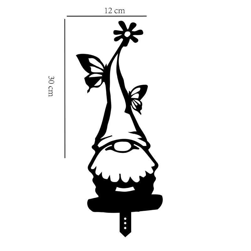 Garden Stake Decor Waterproof Durable Gnome Ornament Exquisite Dwarf Sculpture