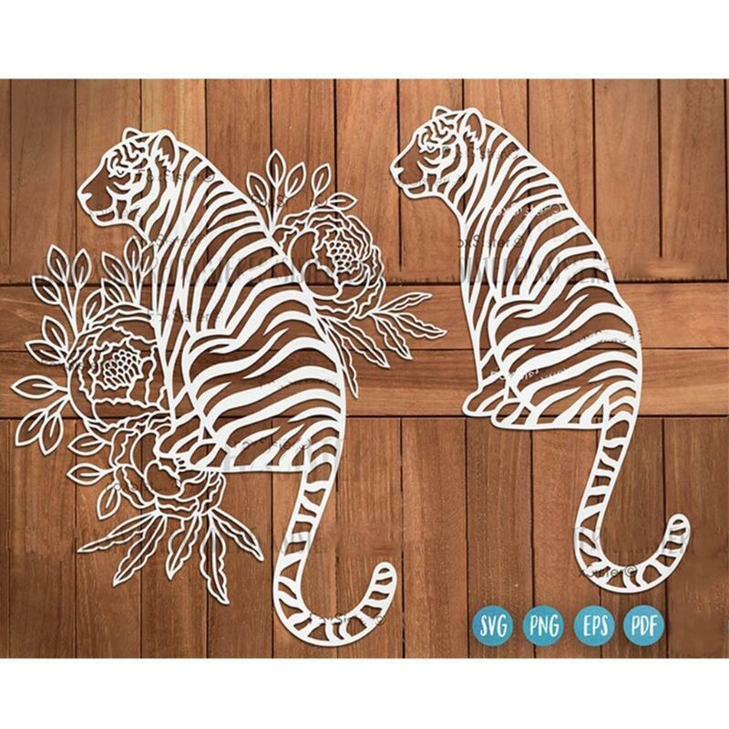 Tiger Metal Cutting Dies Stencil Die Cut DIY Scrapbook Album Paper Card Emboss