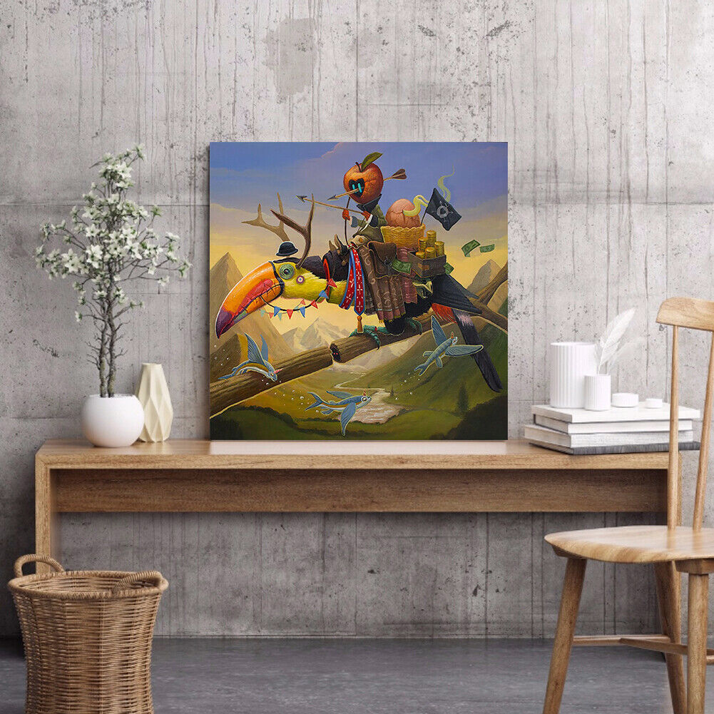 Large Parrot Full Drill Diamond Painting Bead Art Picture DIY Mosaic Kit