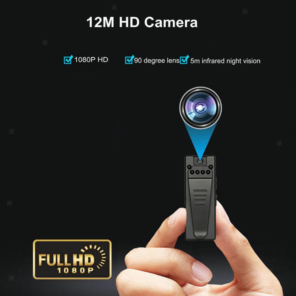 amagogo Mini Pocket Wearable Camera HD 720P Hidden Portable Body Recorder Video