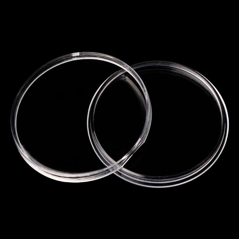 Round Coin Storage Box with Replacement  Inner Pad Adjustable Gasket
